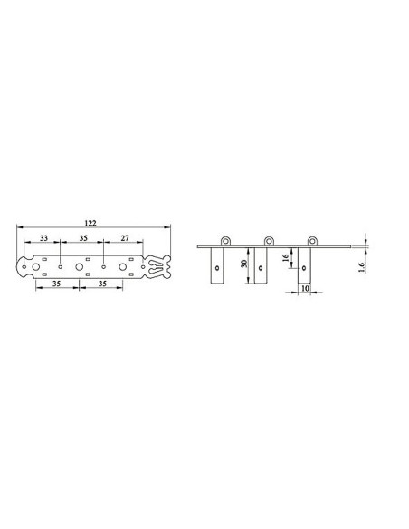 Der Jung DJ214N-AW-S2 Machine Head | Maderas Barber