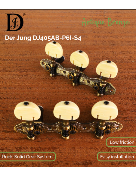 Der Jung DJ405AB-P6I-S4 Machine Head | Maderas Barber