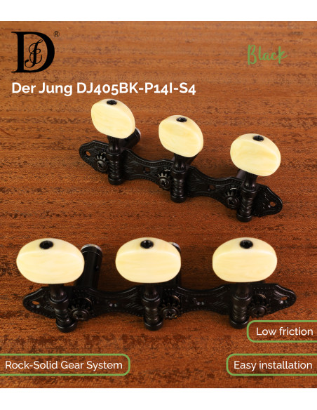 Mechanik Der Jung DJ405BK-P14I-S4 | maderas Barber
