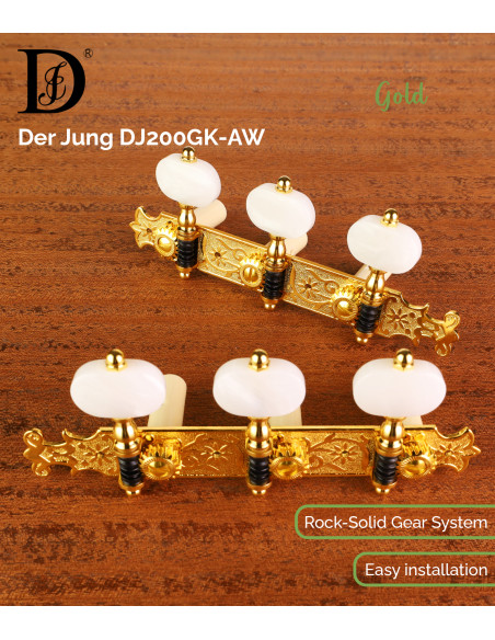 Der Jung DJ200GK-AW Machine Head | Maderas Barber