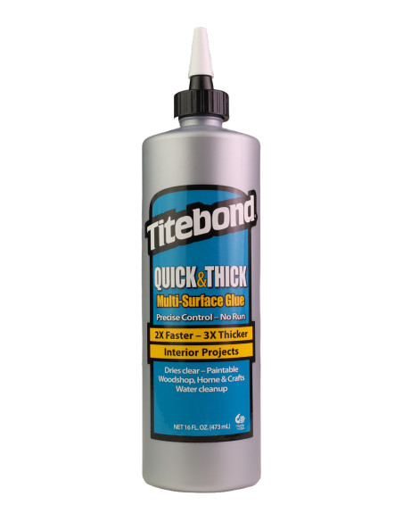 Titebond® Quick & Thick Adhesivo Multi-Superficie 16 Oz| Maderas Barber