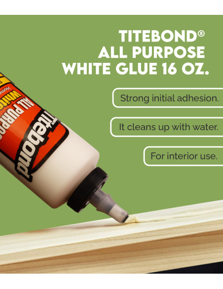 Titebond® All PurposeWhite Glue 16 Oz. | Maderas Barber