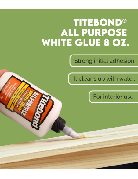 Colle Blanche Tout Usage Titebond 8 Oz. | Maderas Barber