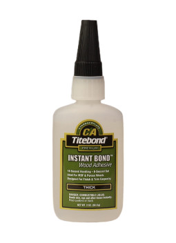 Titebond Instant Bond Wood Cianocrilato Thick 2 Oz |Maderas Barber