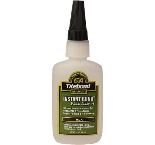 Titebond Instant Bond Wood Cianocrilato Thick 2 Oz |Maderas Barber