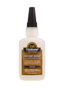 Titebond Instant Bond Wood Cianocrilato Medium 2 Oz | Maderas Barber