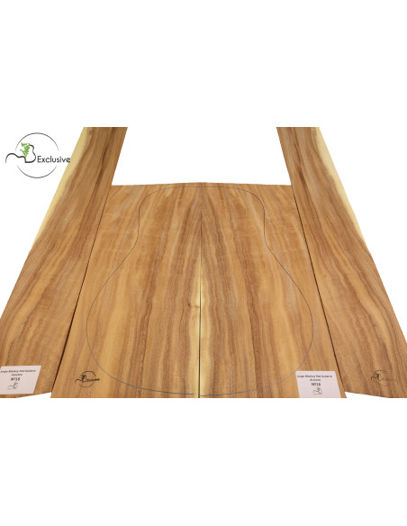 Set Monkey Pod chitarra acustica MB Exclusive n.16 | Maderas Barber