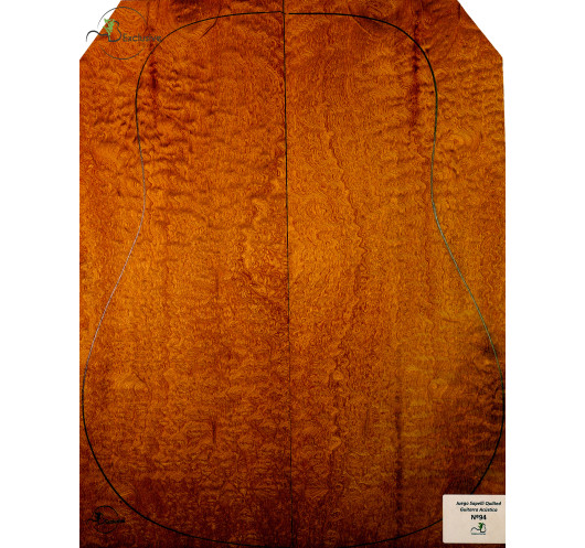 Juego Sapelli Quilted Guitarra Acústica MB Exclusive Nº94 | Maderas Barber