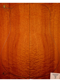Jeu Guitare Acoustique Sapelli Quilted MB Exclusive Nº88|Maderas Barber