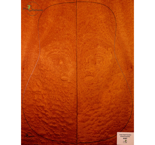 Set Sapelli Quilted chitarra acustica MB Exclusive n.87 | Maderas Barber
