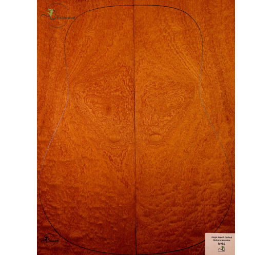 Set Sapelli Quilted Akustikgitarre MB Exclusive Nr.85 | Maderas Barber