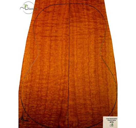 Quilted Sapele Set Nº76 Classical Guitar MB Exclusive