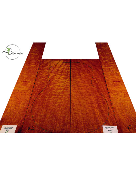 Quilted Sapele Set Nº75 Classical Guitar MB Exclusive
