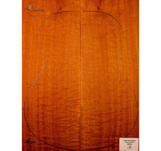 Juego Sapelli Quilted Guitarra Clásica MB Exclusive Nº73 | Maderas Barber