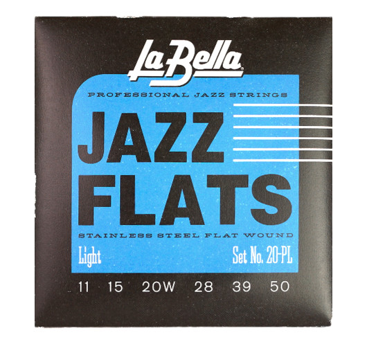 Set de Saiten La Bella 20PL E-Gitarre Entorchado Plano 11-50 | Maderas Barber