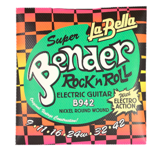 Set de corde Guitarra Electrica 9-42 La Bella Super Bender B942 | Maderas Barber