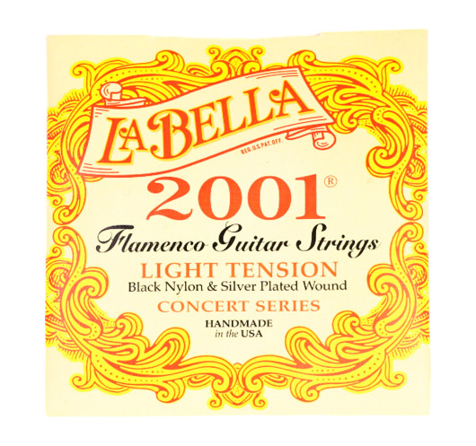Juego de Cuerdas La Bella 2001 Flamenco Light | Maderas Barber