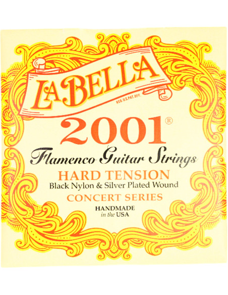 Juego de Cuerdas La Bella 2001 Flamenco Hard | Maderas Barber