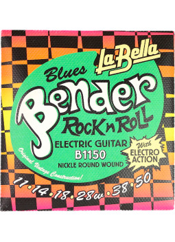 Juego de Cuerdas La Bella Blues Bender B1150 Guitarra Electrica| Maderas Barber
