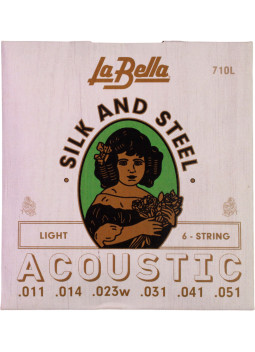 La Bella 710L Silk and Steel Acoustic Guitar Strings | Maderas Barber