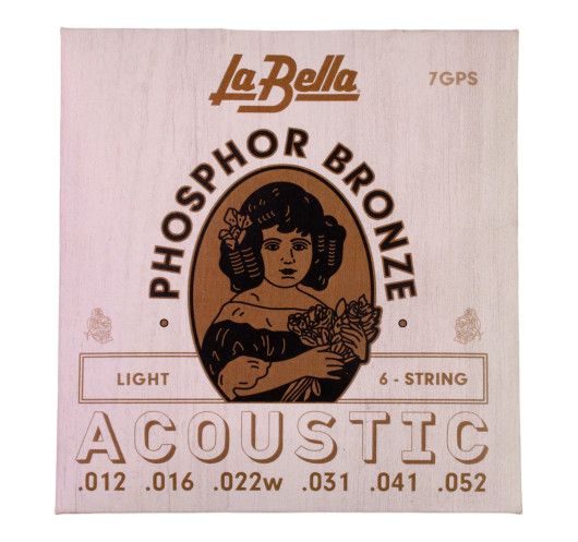 Set de corde La Bella 7GPS chitarra acustica Phosphor Bronze | Maderas Barber