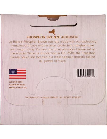 Set de corde La Bella 7GPS chitarra acustica Phosphor Bronze | Maderas Barber