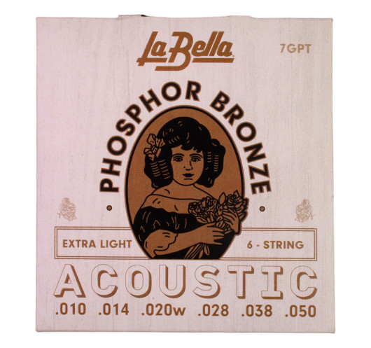 Set de corde La Bella 7GPT chitarra acustica Phosphor Bronze | Maderas Barber