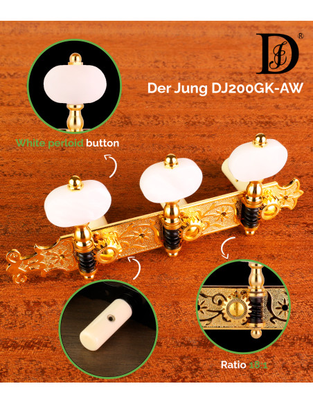 Mécanique Der Jung DJ200GK-AW | Maderas Barber