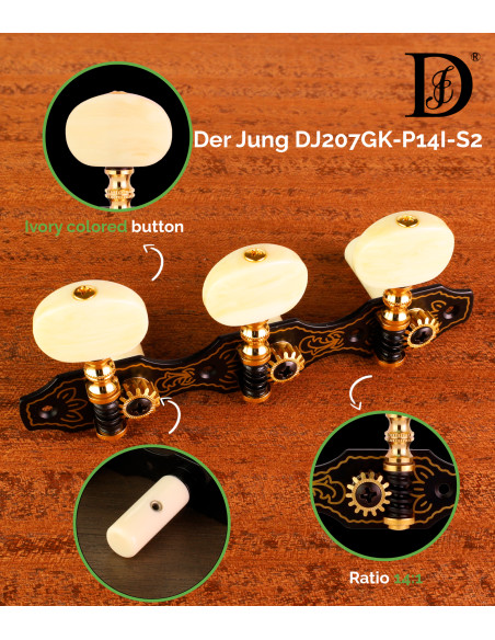 Mécanique Der Jung DJ207GK-P14I-S2 | Maderas Barber