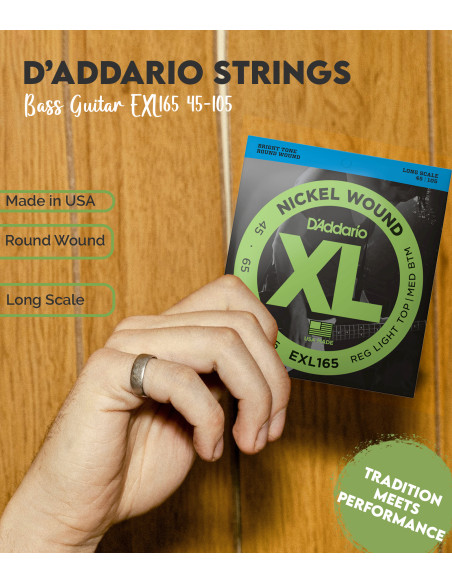 Comprar Set corde D'Addario Bajo EXL165