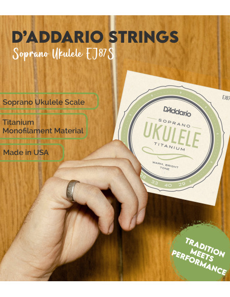 Comprar Set Saiten D'Addario Ukelele Soprano EJ87S