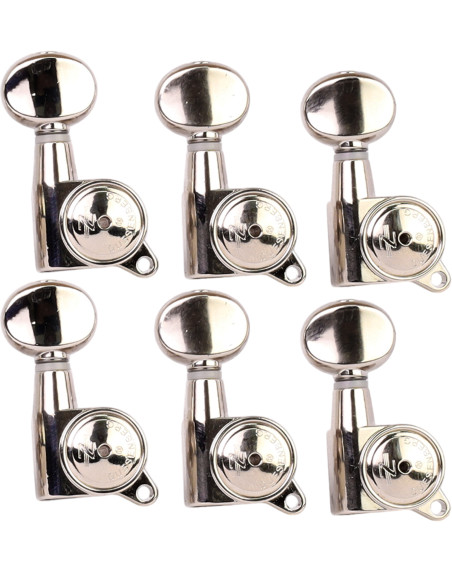 Mechanik Guitarra Duesenberg Z-Tuner Junior 6 en Línea Níquel | Maderas Barber