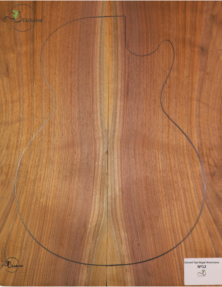 Carved Top Nogal Americano MB Exclusive Nº12 | Maderas Barber