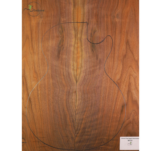Carved Top noce americano MB Exclusive n.13 | Maderas Barber
