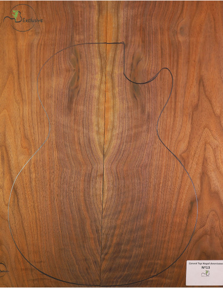 Carved Top noce americano MB Exclusive n.13 | Maderas Barber