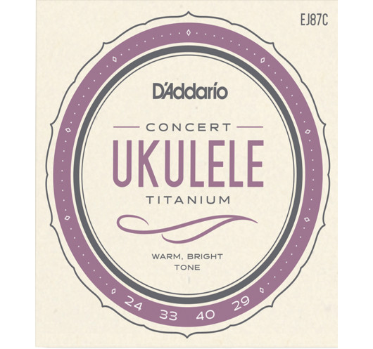 Buy Concert Ukulele EJ87C D'Addario Strings Set