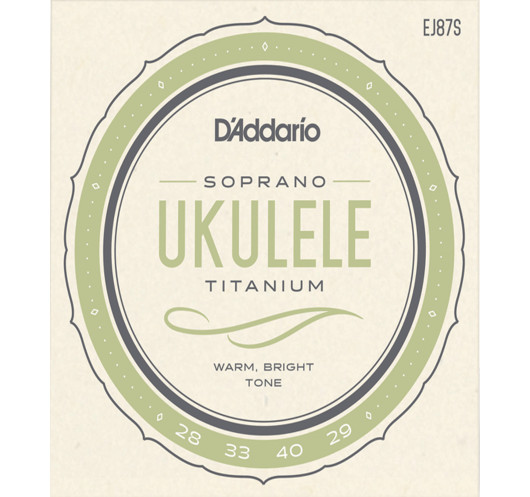 Jeu Cordes D'Addario Ukélélé Soprano EJ87S