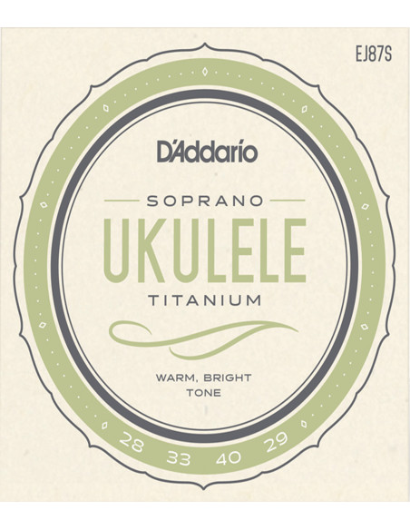 Comprar Set corde D'Addario Ukelele Soprano EJ87S