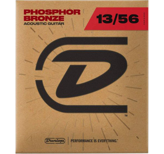 Juego Cuerdas Dunlop Phosphor Bronze 92/8 Extra Medium 13-56 acústica