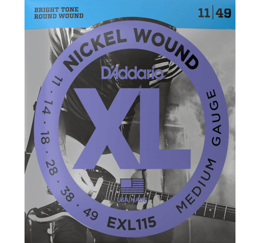 Jeu Cordes D'Addario Guitare Électrique EXL115 | Maderas Barber