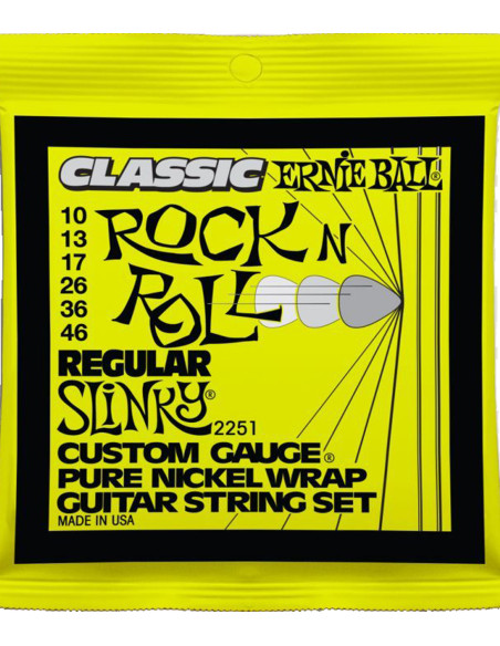 Buy Ernie Ball Slinky Rock and Roll Pure Nickel Electric Guitar