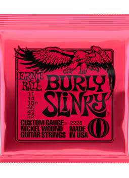 Juego de Cuerdas Ernie Ball Guitarra Eléctrica Slinky Burly 11-52