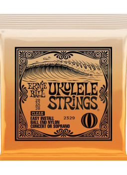 Jeu de Cordes Ernie Ball Ukélélé Concert/Soprano Transparente