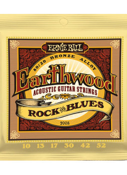 Juego de Cuerdas Ernie Ball Guitarra Acústica Earthwood Rock & Blues