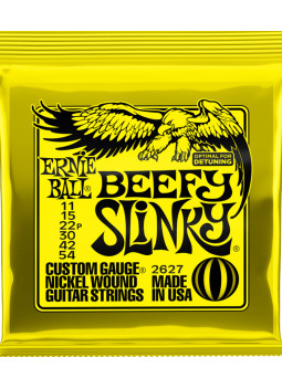 Juego de Cuerdas Ernie Ball Guitarra Eléctrica Beefy Slinky 11-54