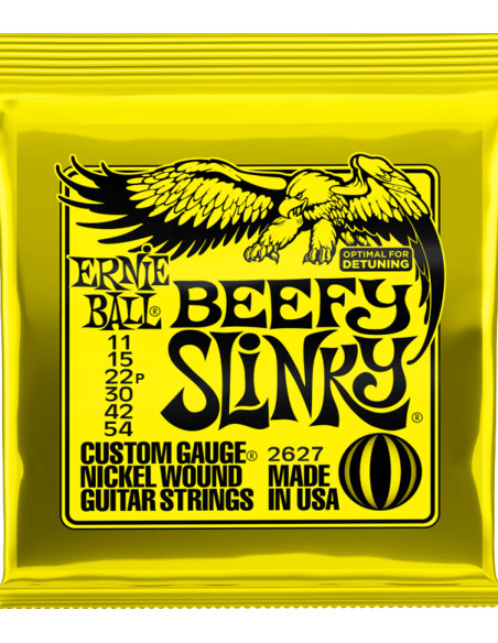 Buy Ernie Ball Beefy Slinky Electric Guitar Strings 11-54