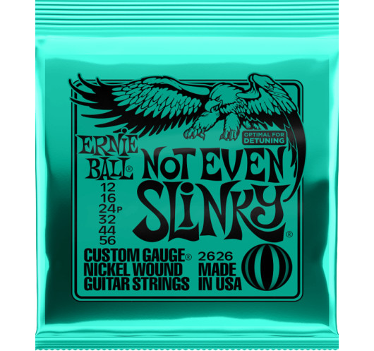 Buy Ernie Ball Not Even Slinky Electric Guitar Strings 12-56