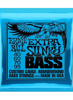 Juego de Cuerdas Ernie Ball Bajo Eléctrico Slinky Extra 40-95