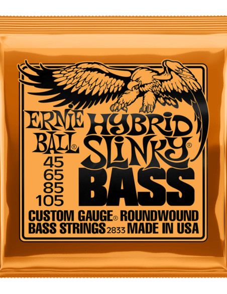set de cordes Basse Slinky Hybrid 45-105