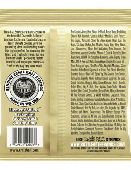 Buy Ernie Ball Earthwood Extra Light Acoustic Guitar Strings 10-50
